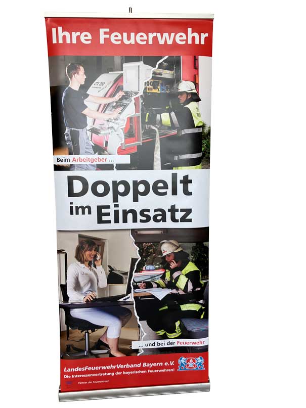 Rollup: "Doppelt im Einsatz"