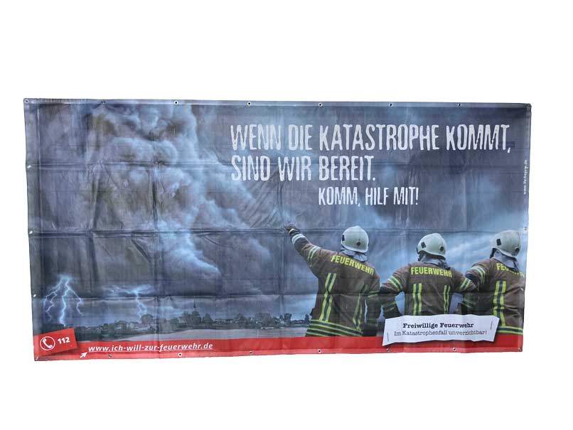Banner: "Wenn die Katastrophe kommt"